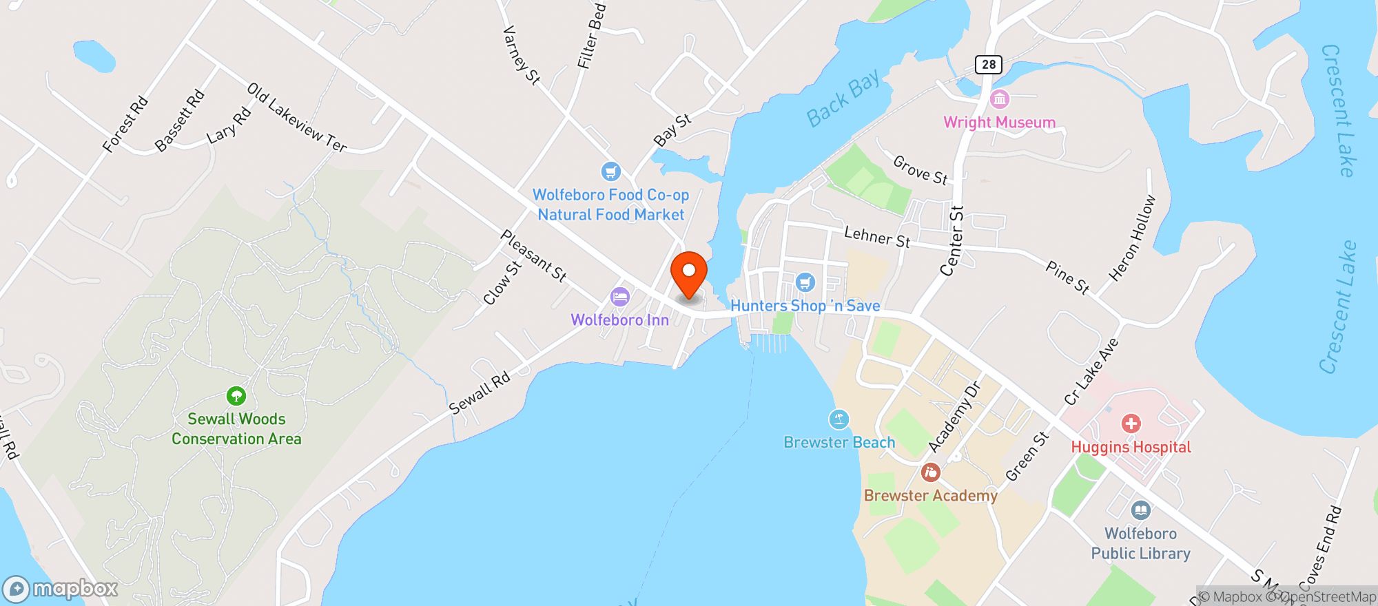 Map showing Nolans Brick Oven Bistro