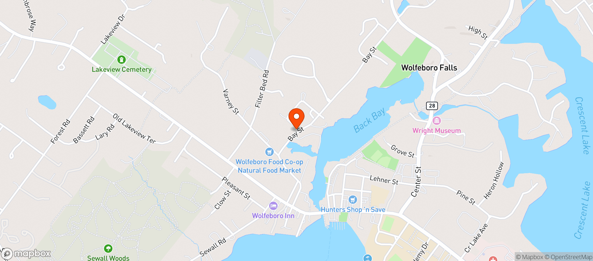 Map showing Lucas Roasting Company, LLC
