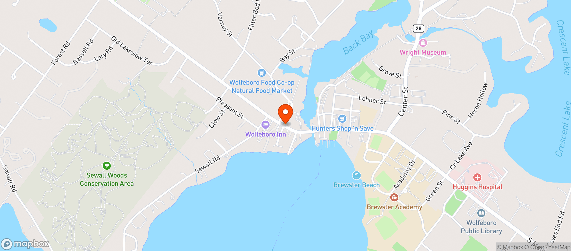 Map showing Beveridge Craft Beer Taproom