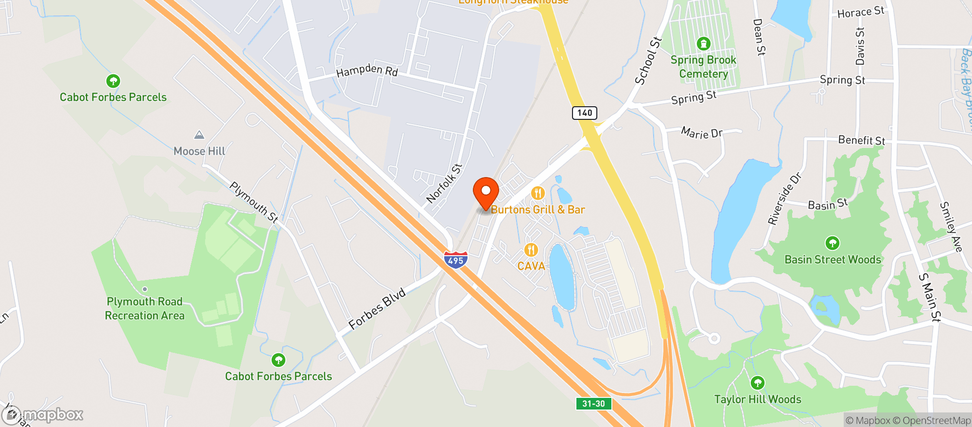 Map showing Releaf Alternatives - Mansfield