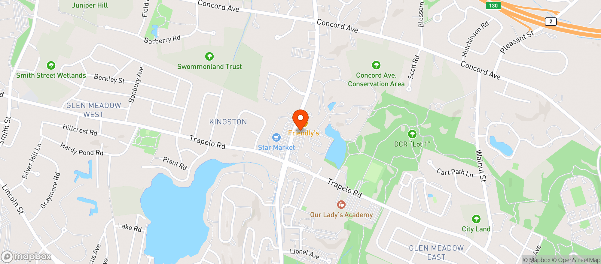 Map showing Macy's Liquors
