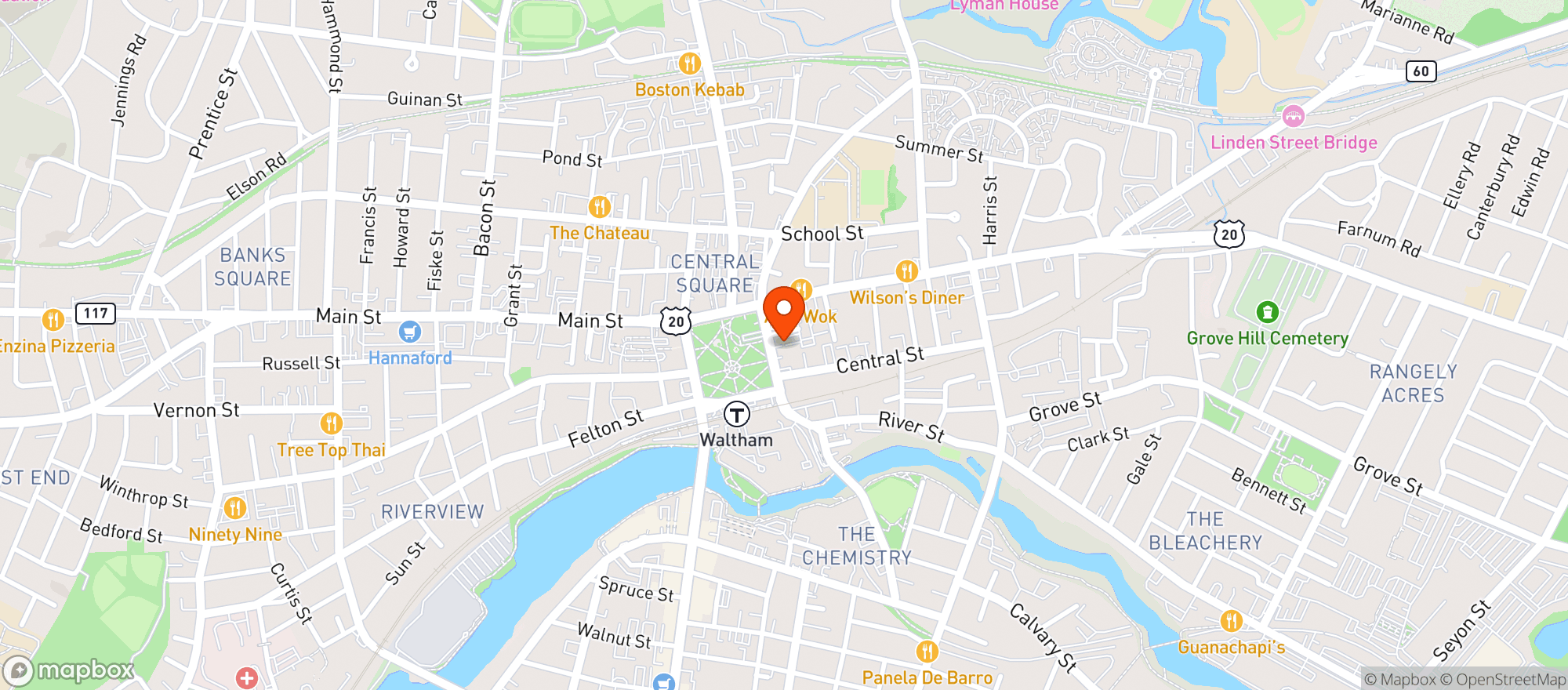 Map showing EASY CONVENIENCE