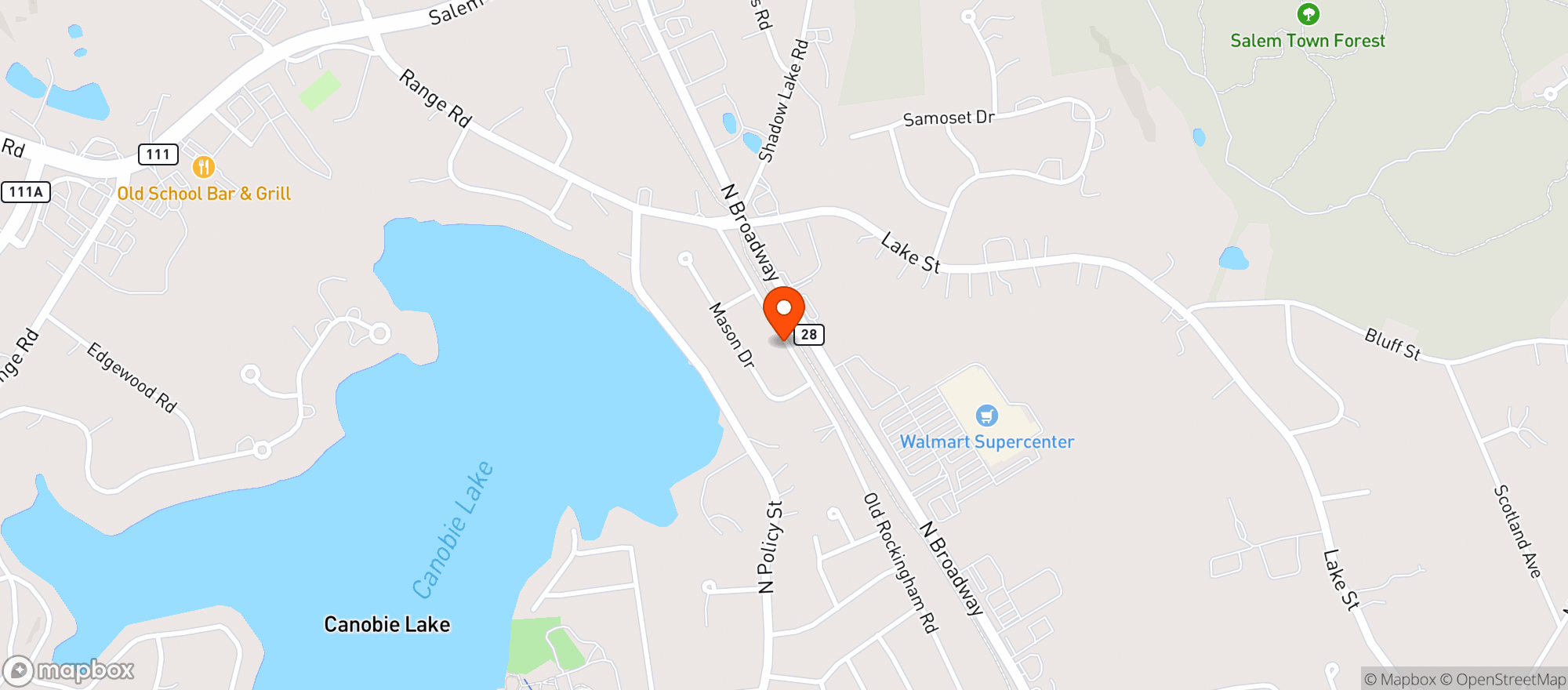 Map showing Gnc