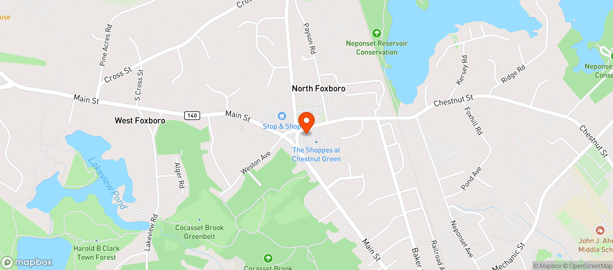 Map showing Conrads