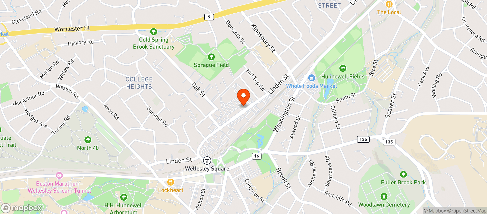 Map showing Cottage