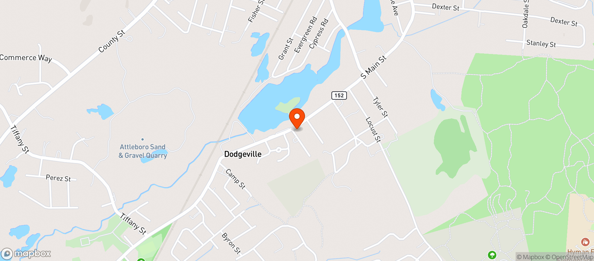 Map showing Dodgeville Country Store
