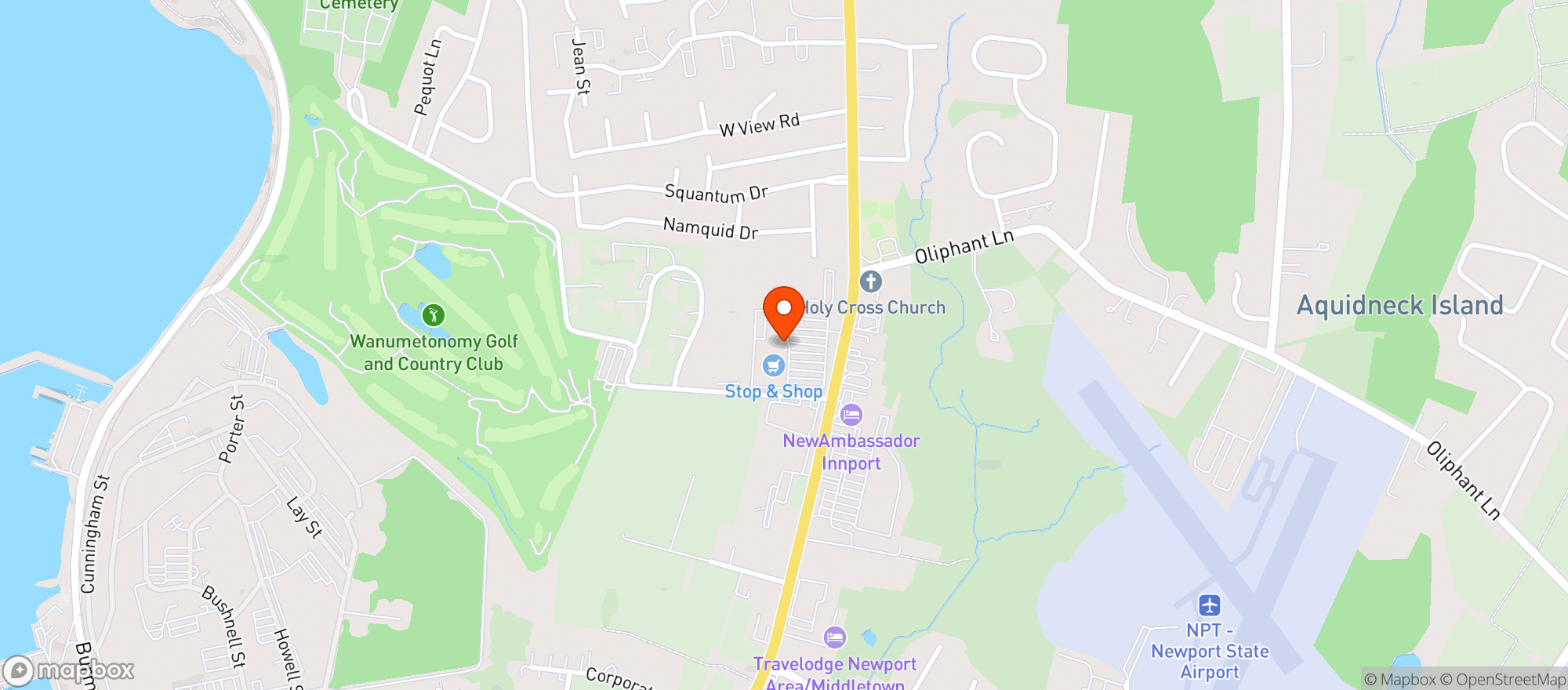 Map showing Gnc