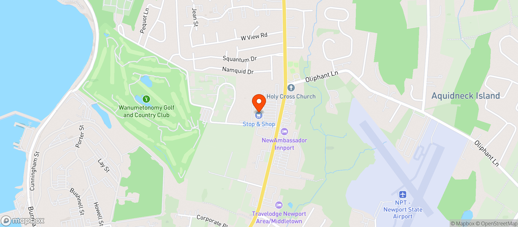 Map showing Stop & Shop - 0708 - Middletown