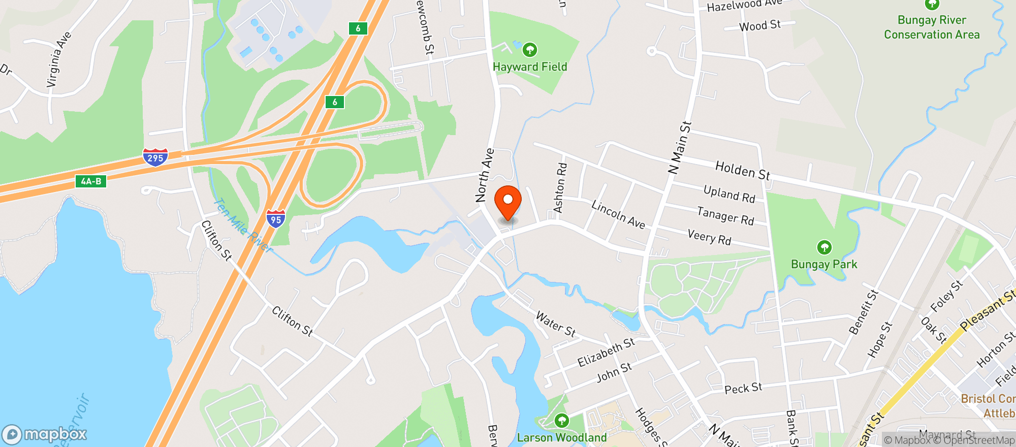 Map showing Cozy Mini Mart