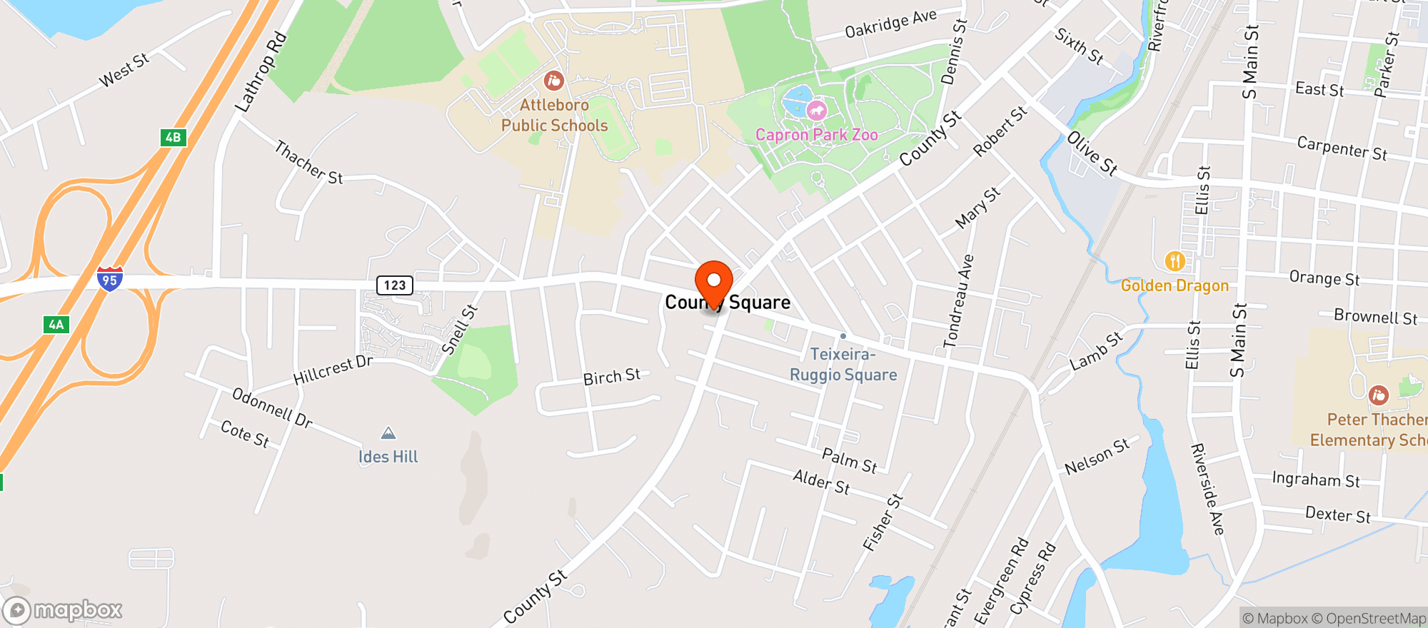 Map showing Castros County Square Beverage