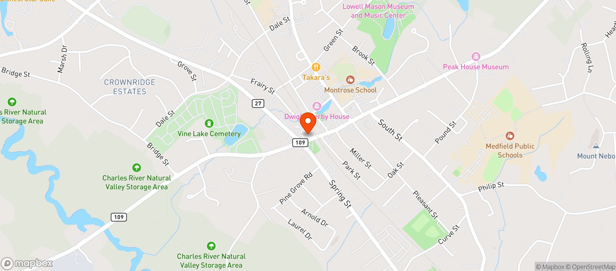 Map showing Palumbo's Liquors