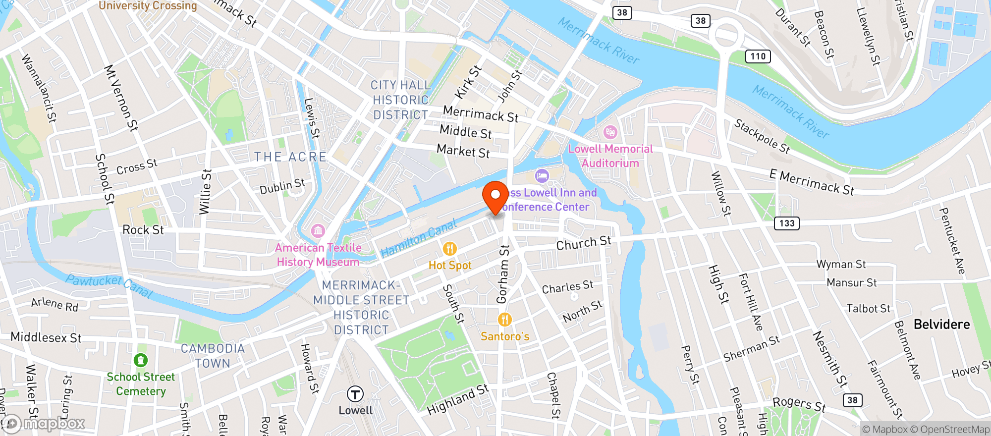 Map showing Loft 27