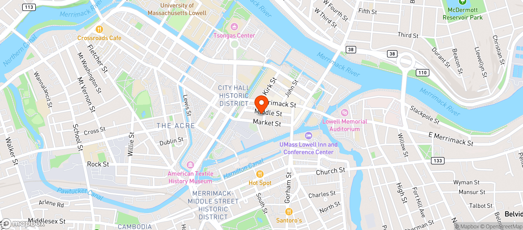 Map showing Fuse Bistro