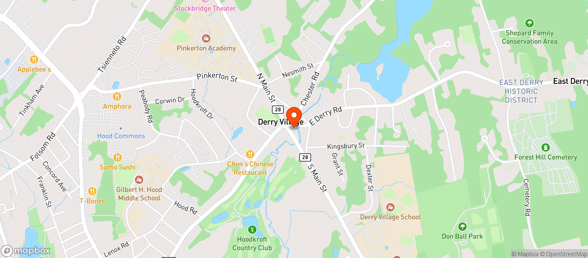 Map showing Mobil