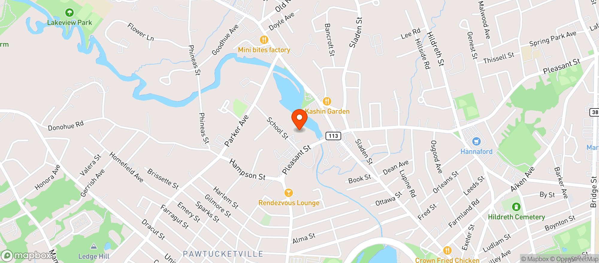 Map showing Rise - Dracut
