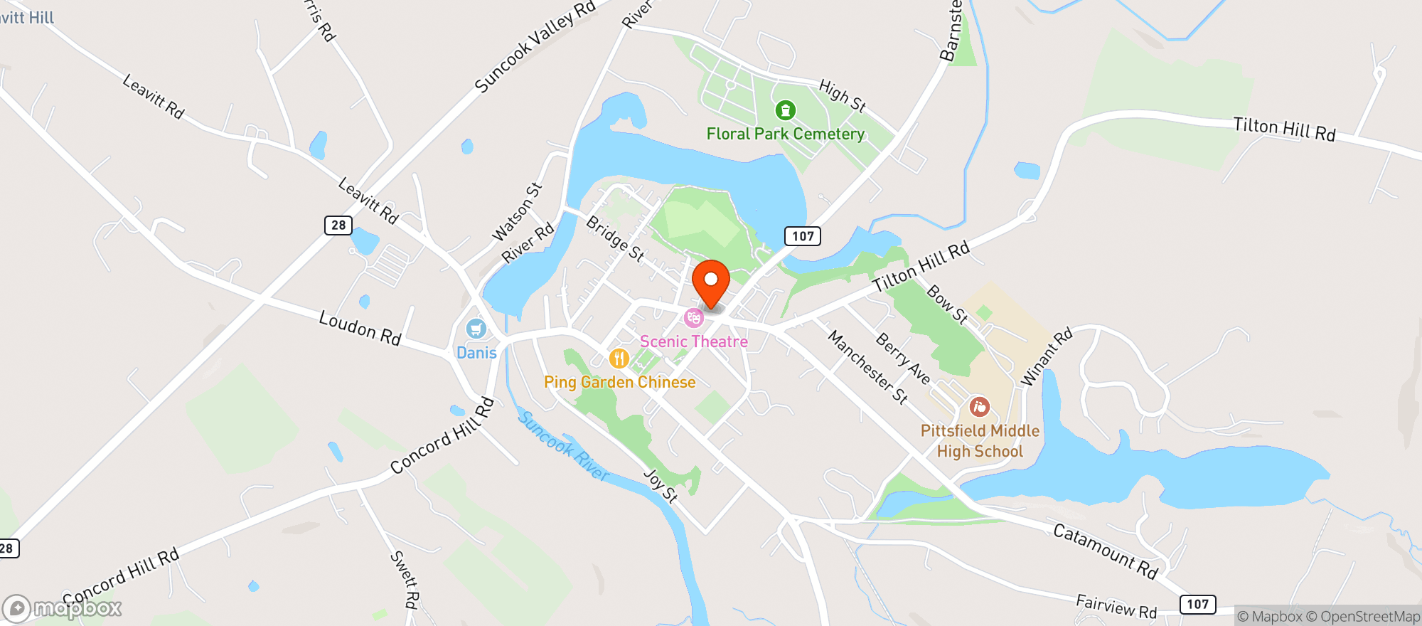 Map showing Bell Brothers Convenience