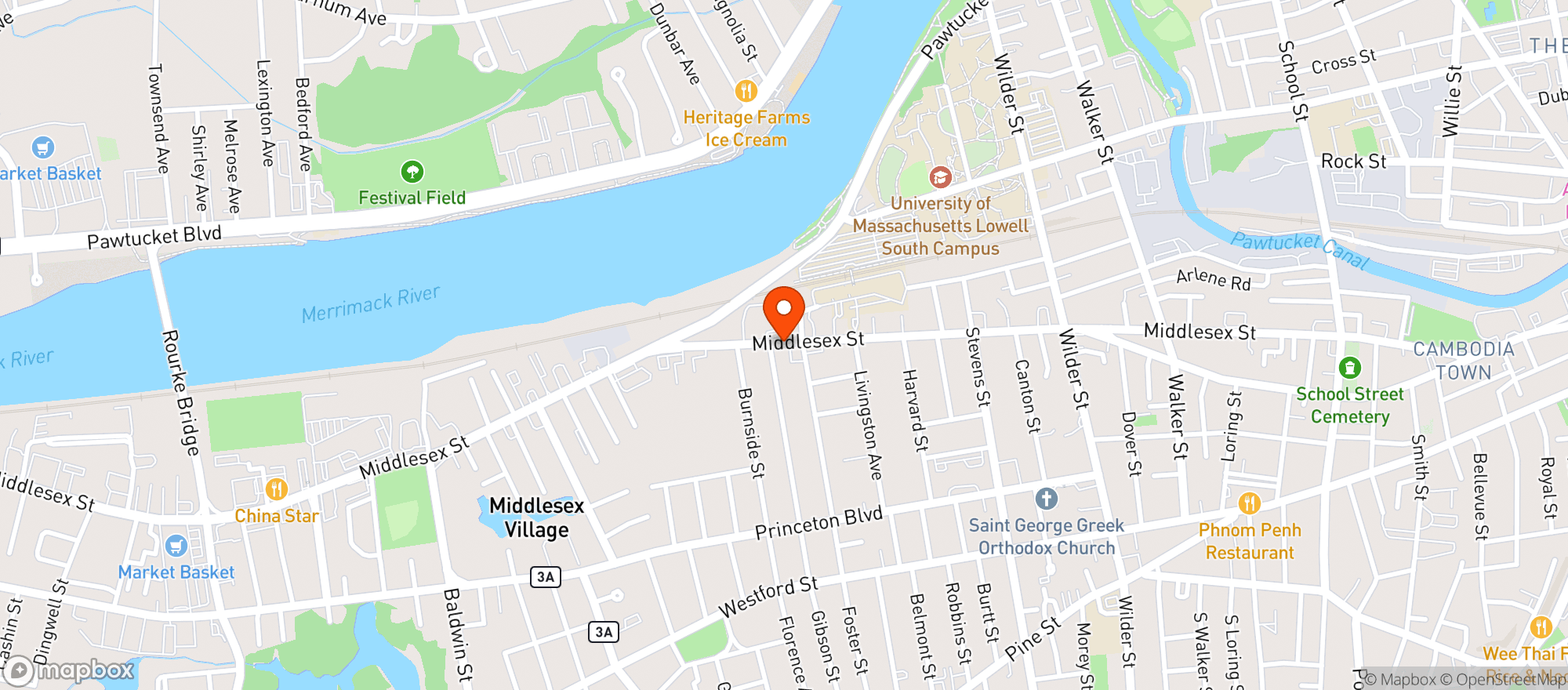Map showing Angelina Two Convenience