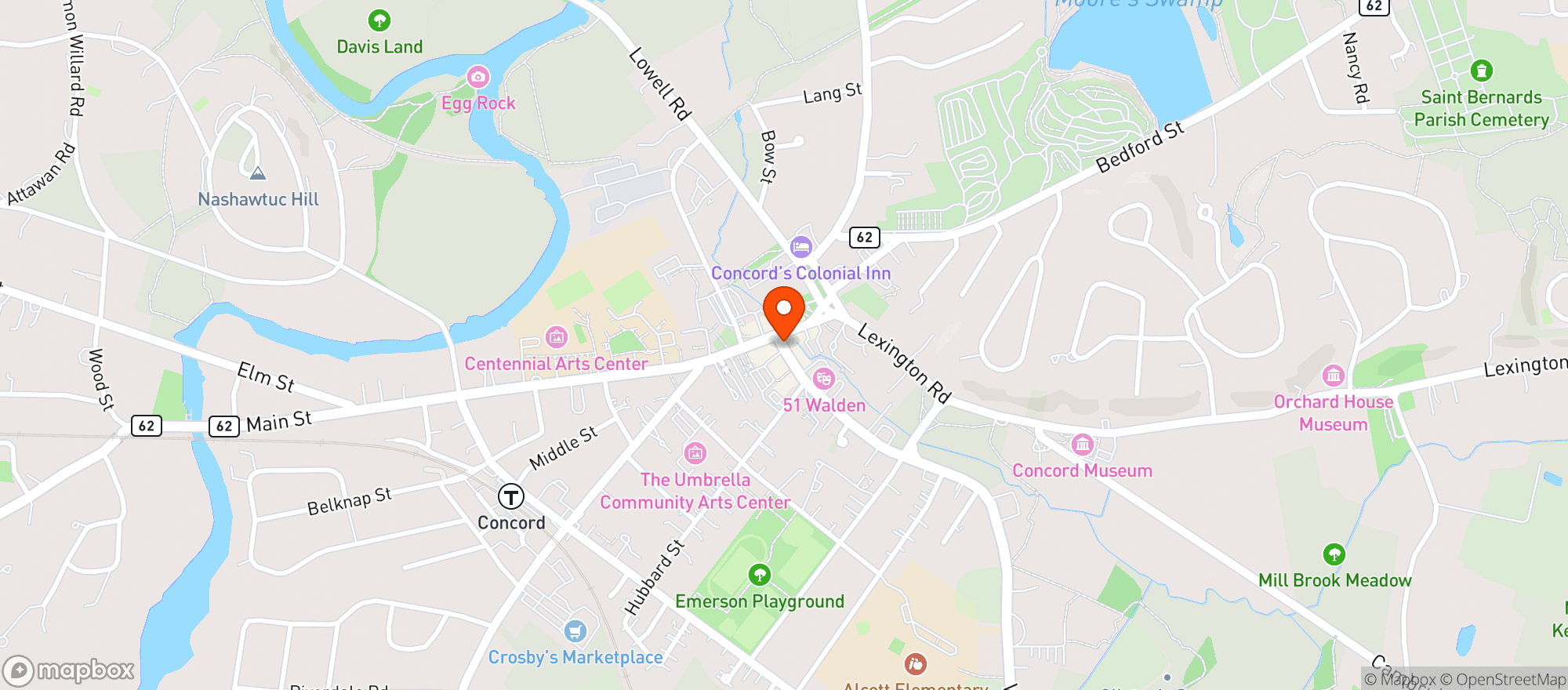 Map showing Fiorella's Concord