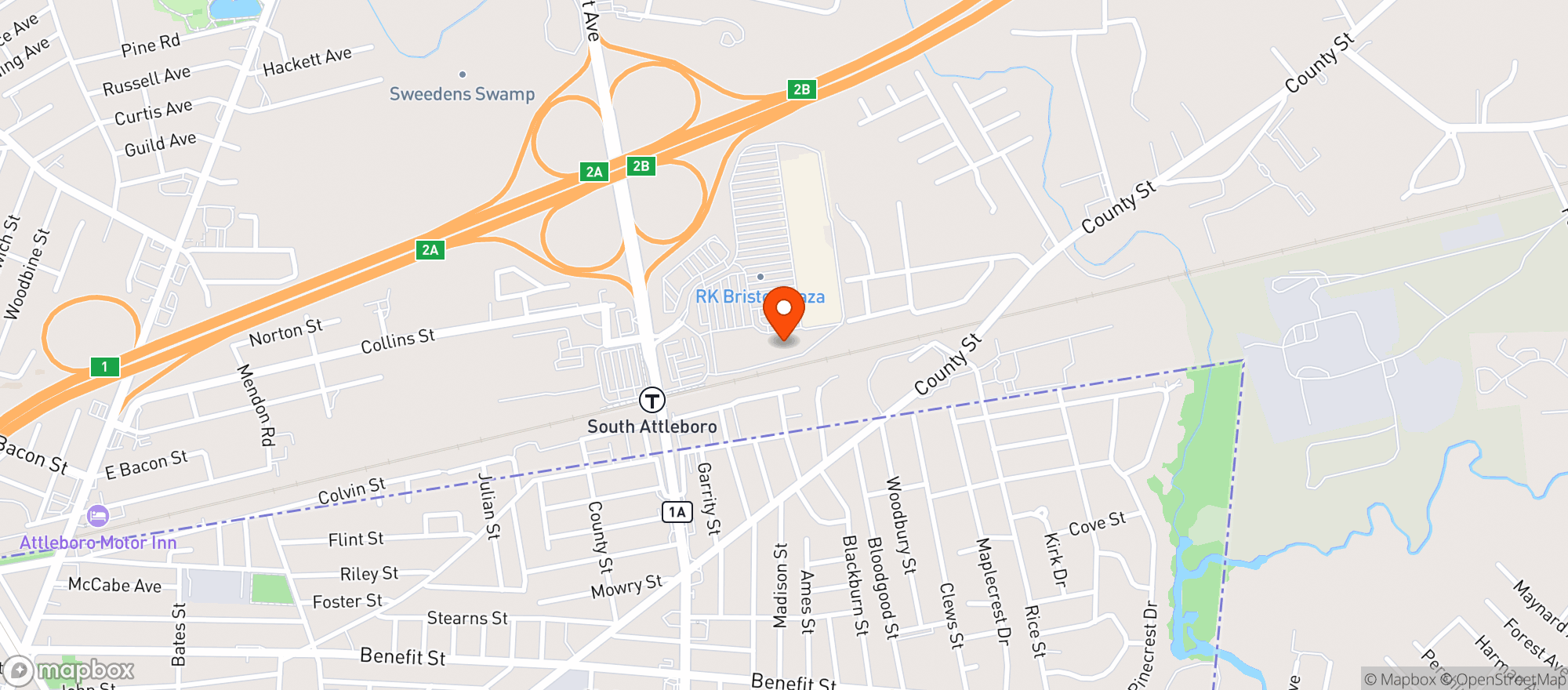 Map showing Gnc