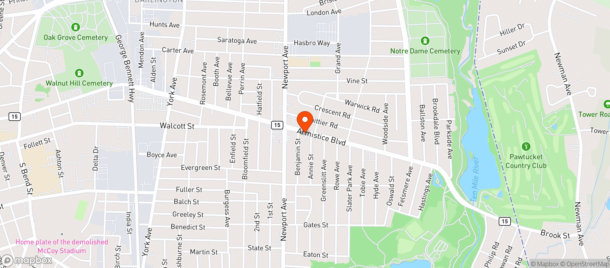 Map showing Countryside Liquors
