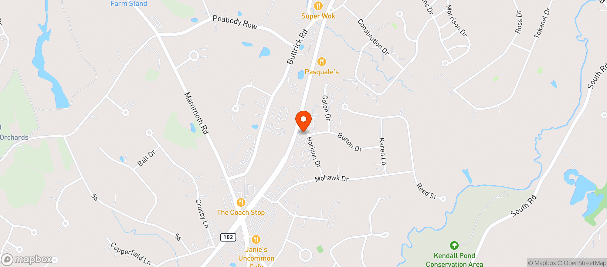 Map showing Renegades Pub North