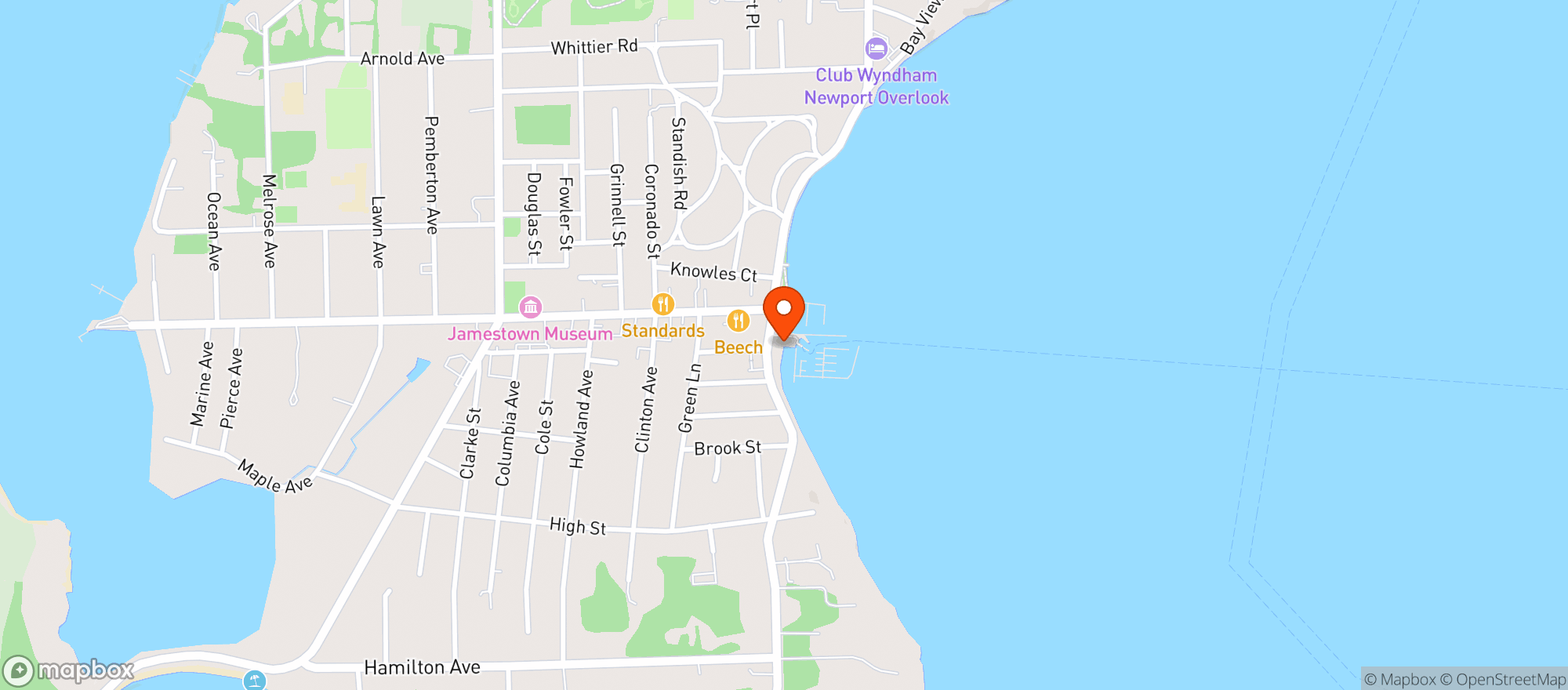Map showing GRAPES & GOURMET