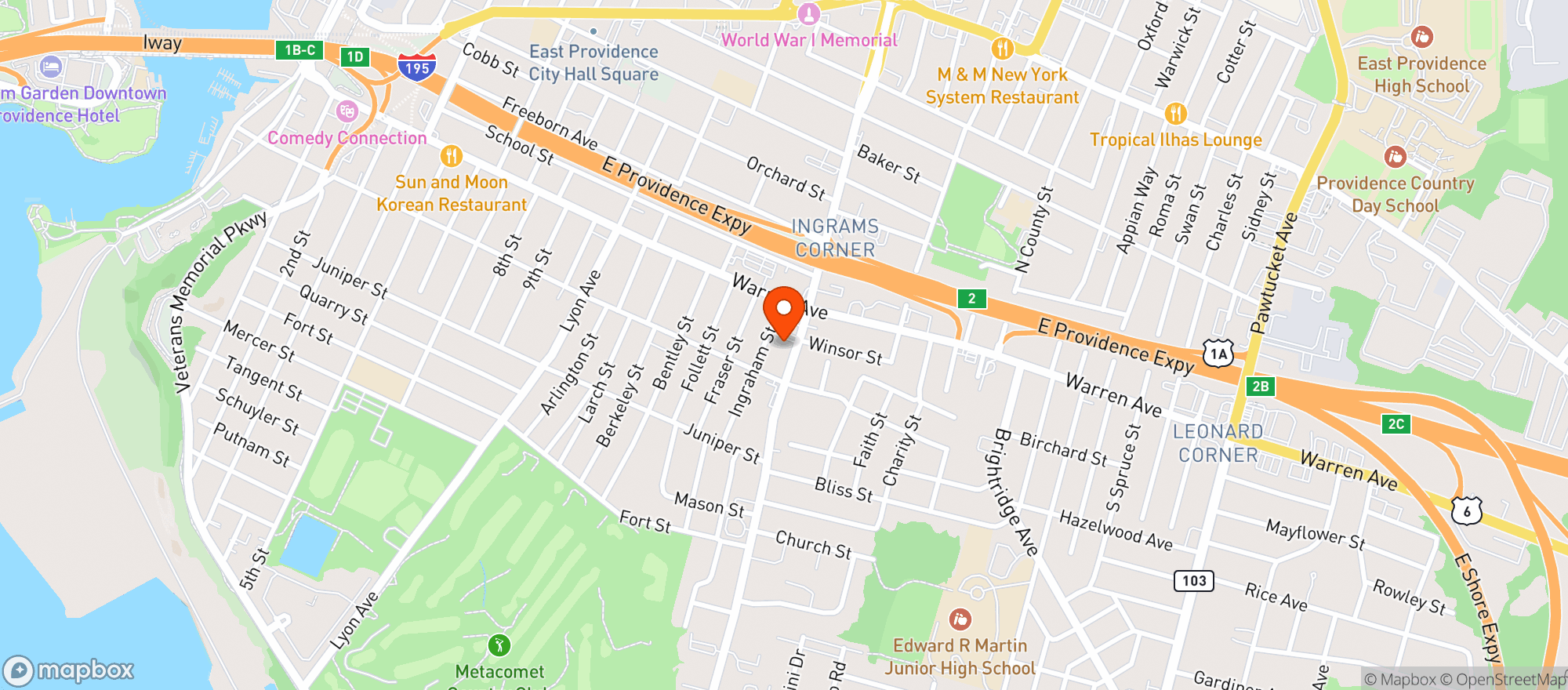 Map showing Liquor Plus
