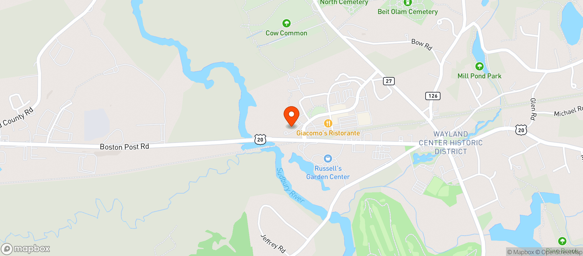 Map showing STOP & SHOP (400 BOSTON POST ROAD)