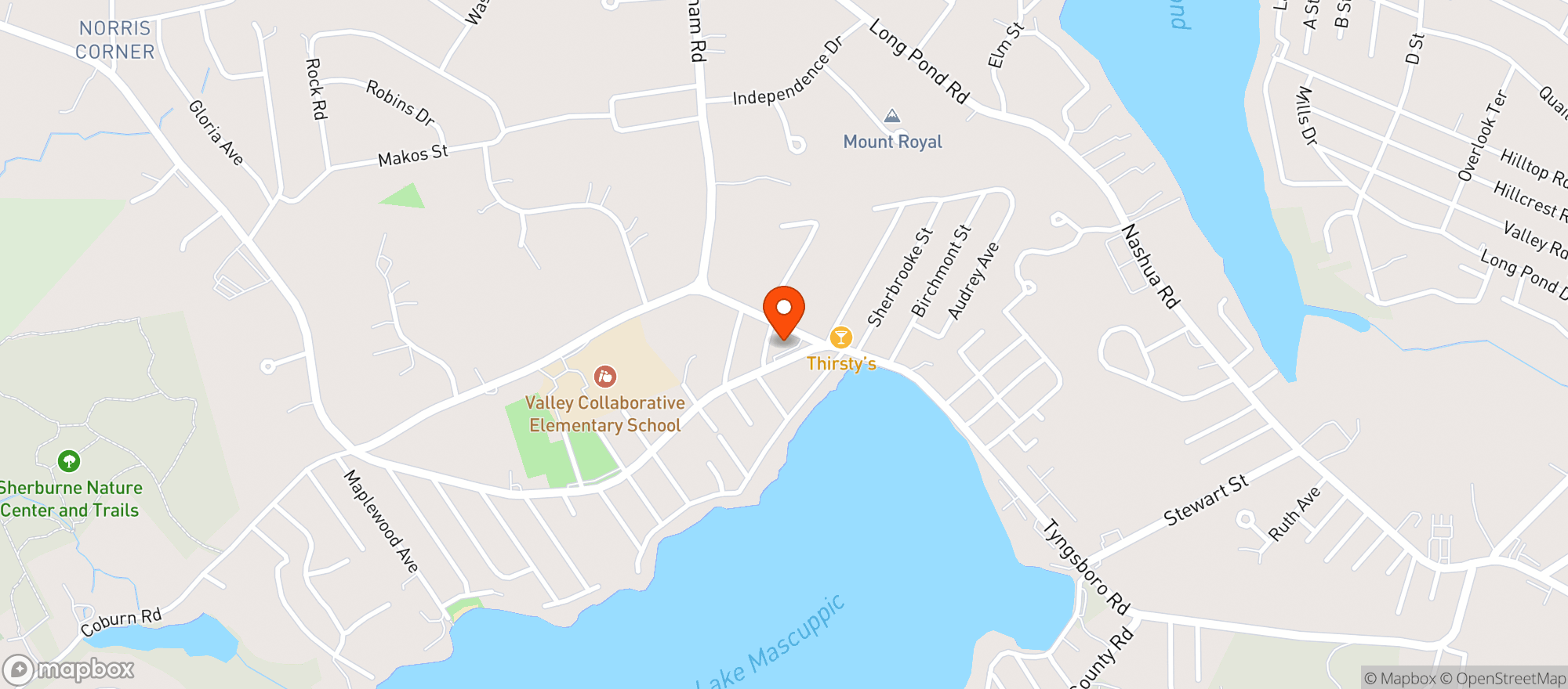 Map showing Lakeview General Store