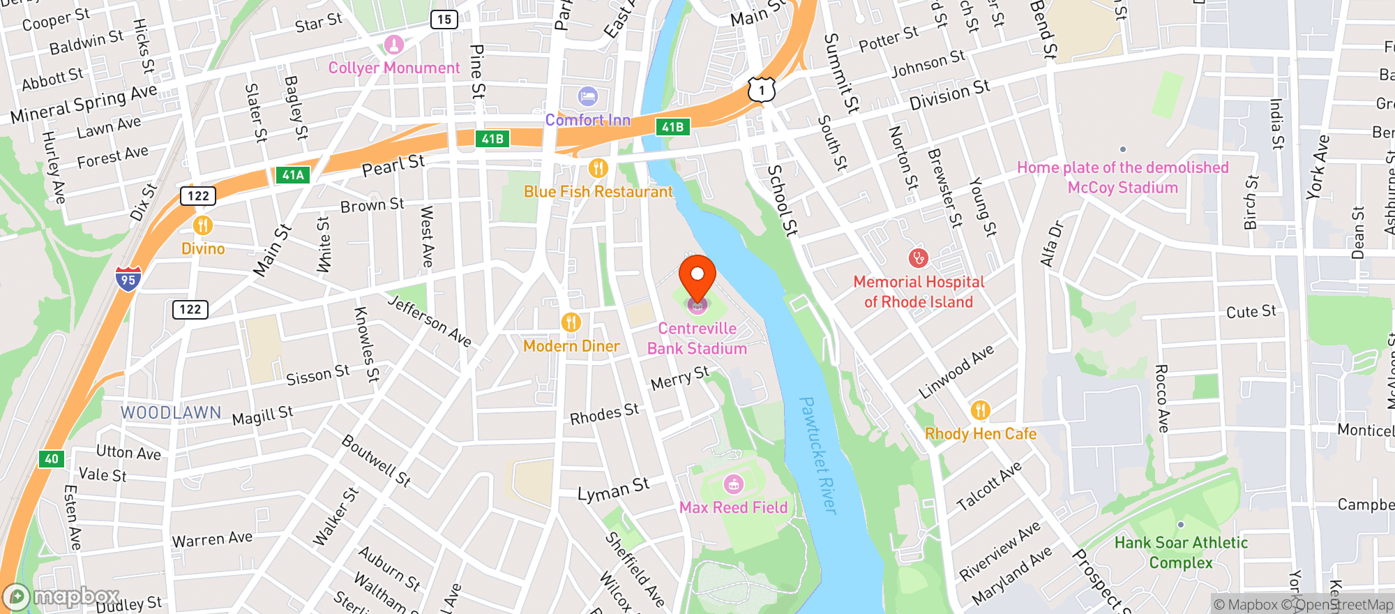 Map showing Levy At Tidewater Landing