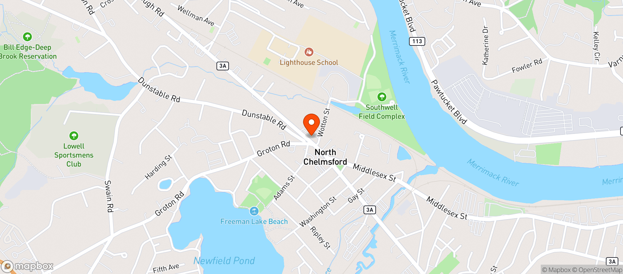 Map showing Tequilas Mexican Grill