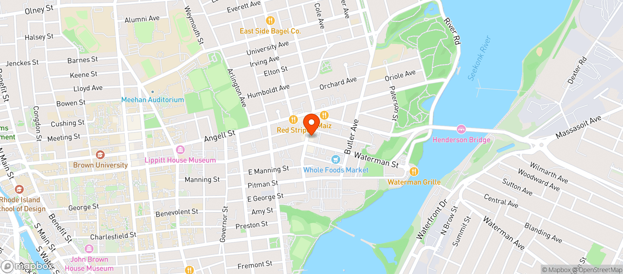 Map showing Mcbrides Pub