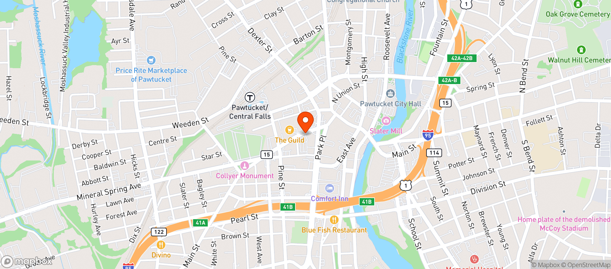 Map showing Machines with Magnets