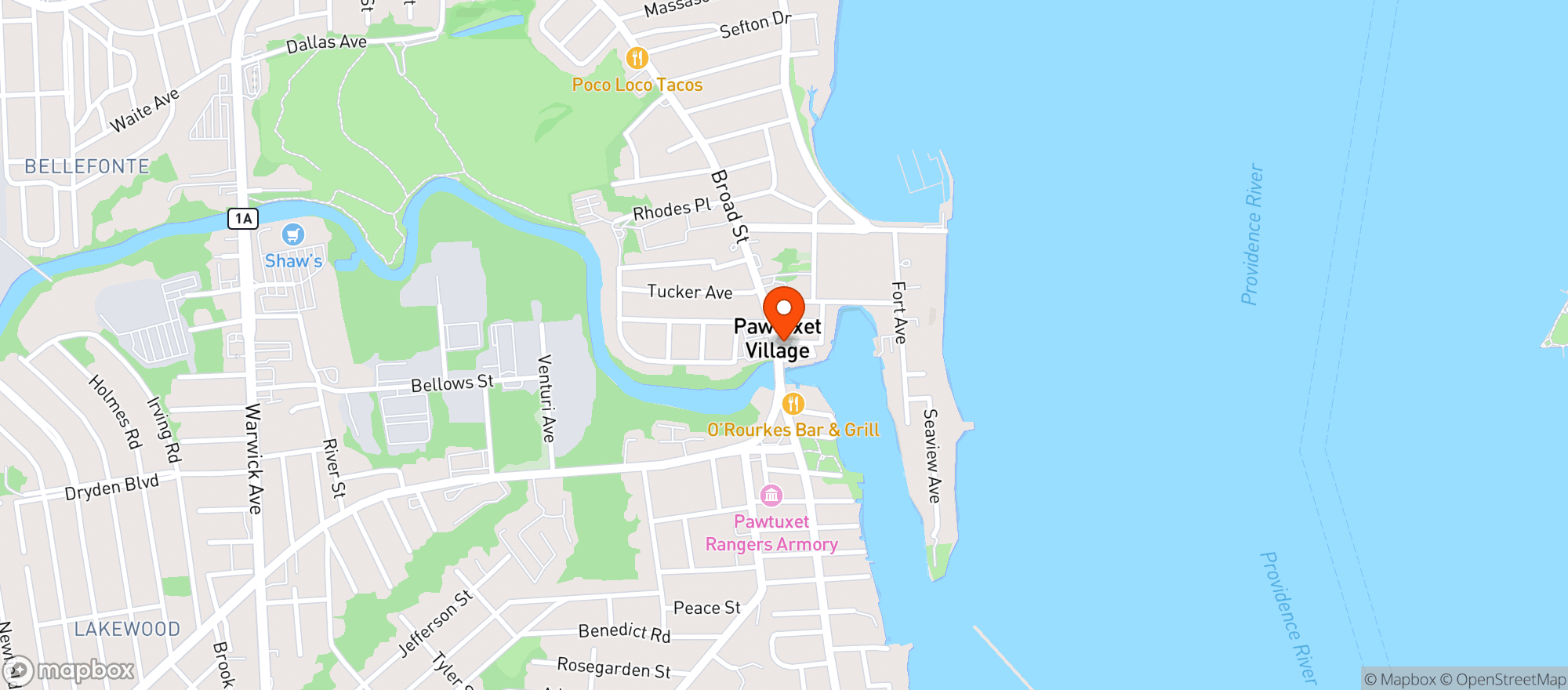 Map showing Cork and Brew