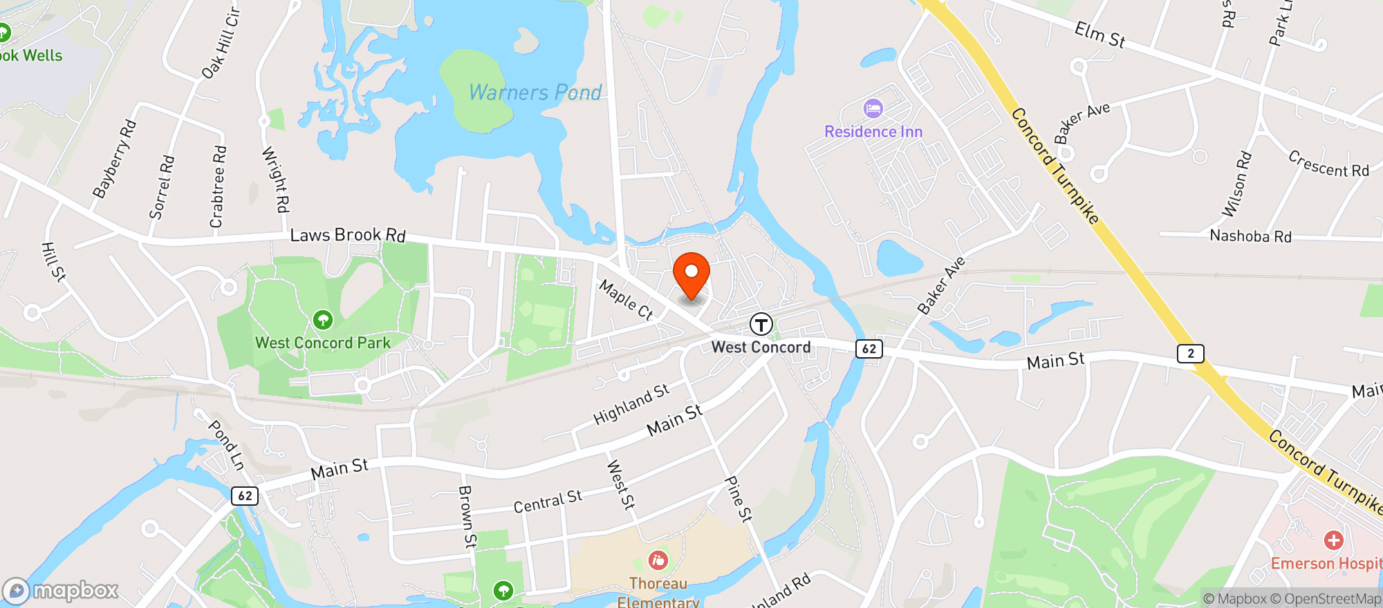 Map showing Debra's Natural Gourmet
