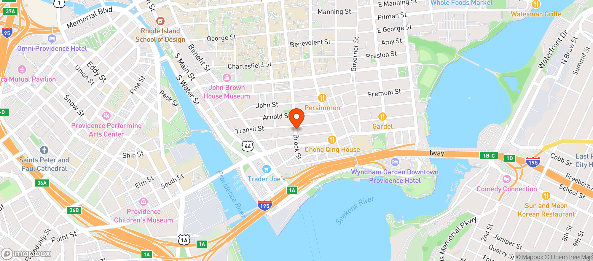 Map showing CAMPUS FINE WINES