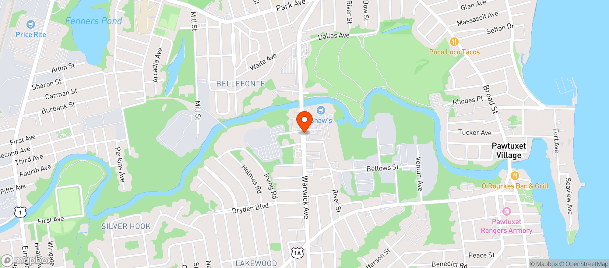 Map showing Im Gan Discount Liquor