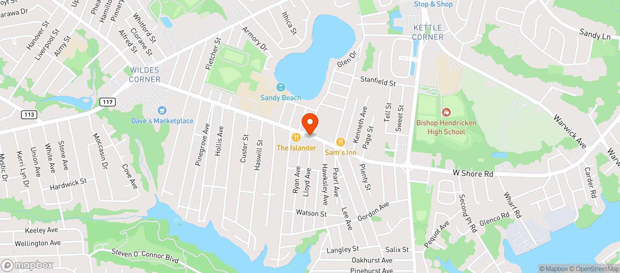 Map showing Pb & Js