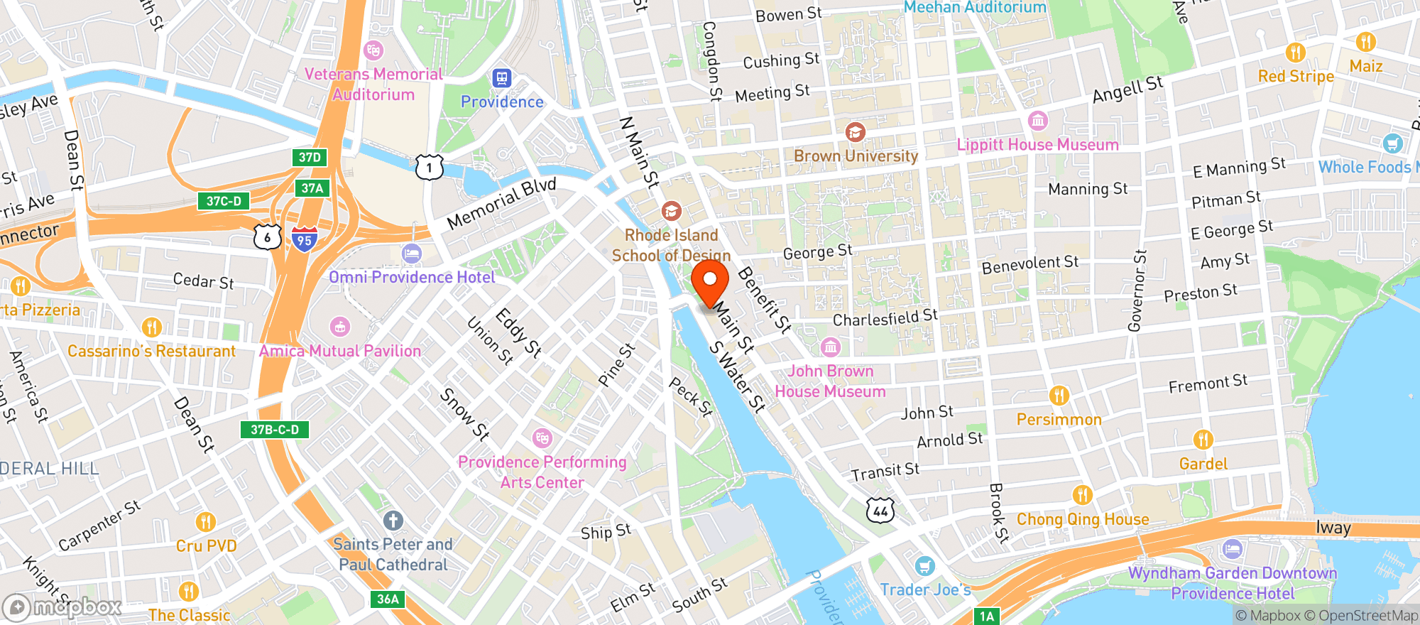Map showing Hemenways