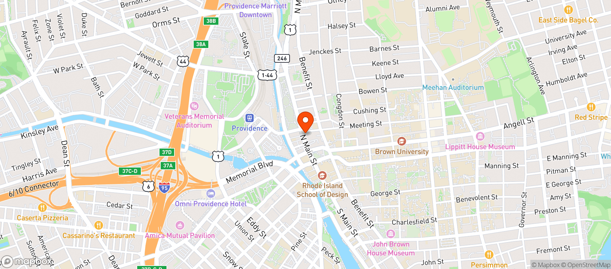 Map showing XO Bar