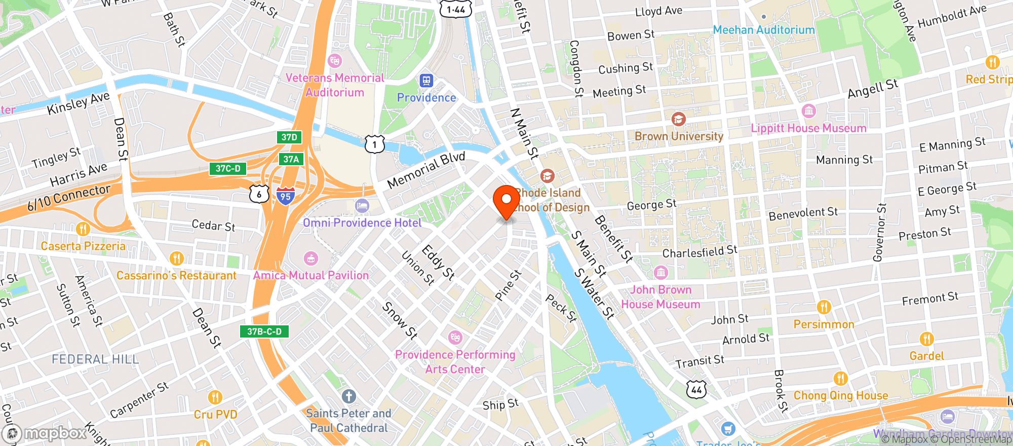 Map showing Fleur Providence