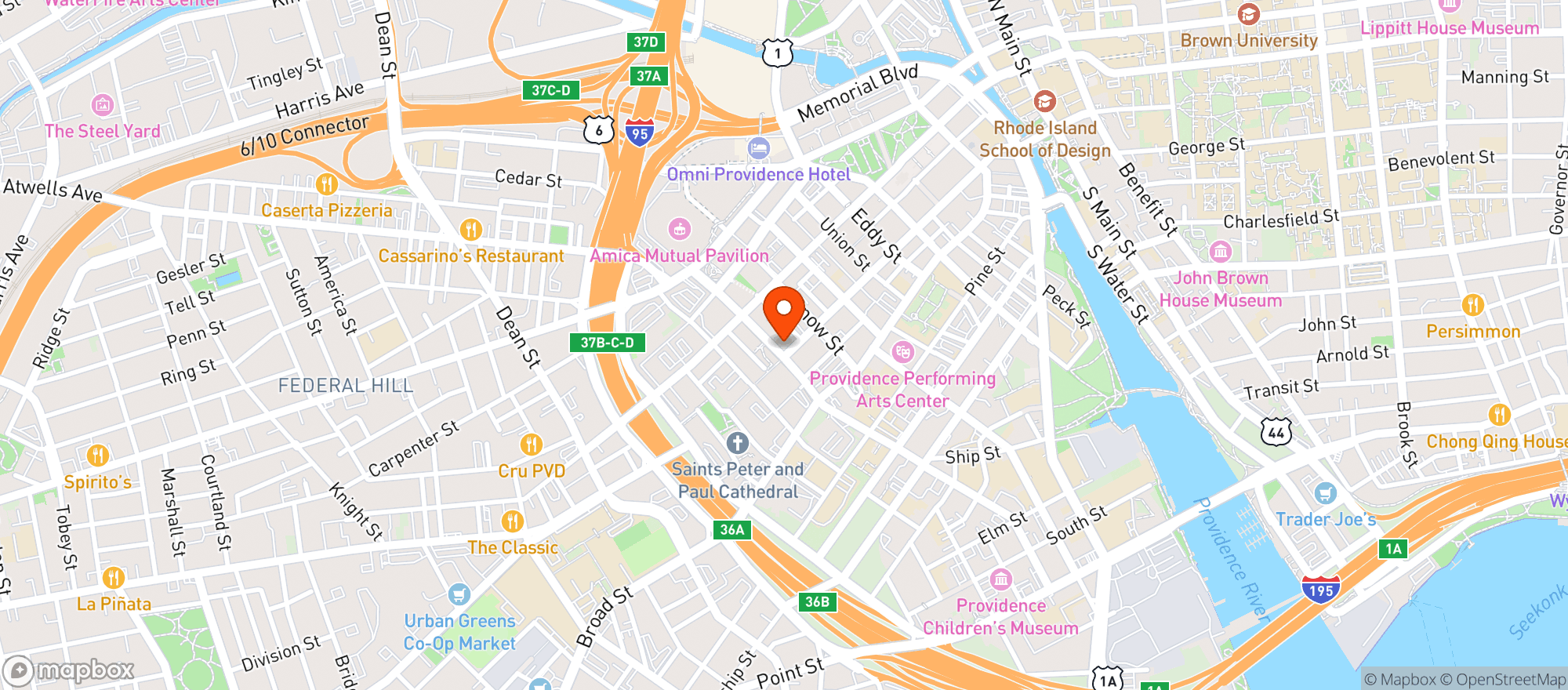 Map showing Black Sheep