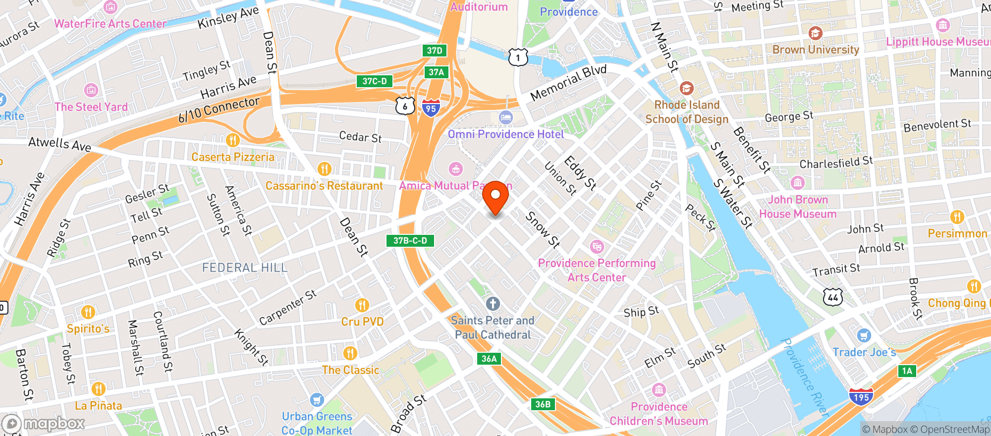 Map showing Chop