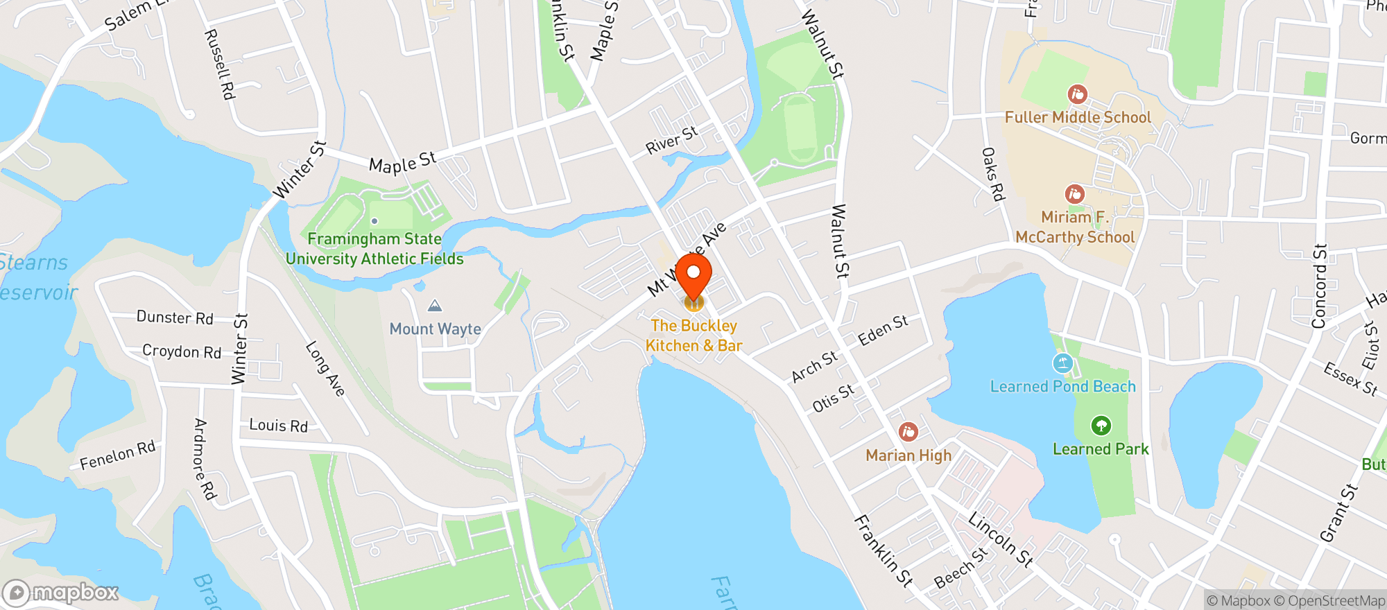 Map showing Buckley Kitchen