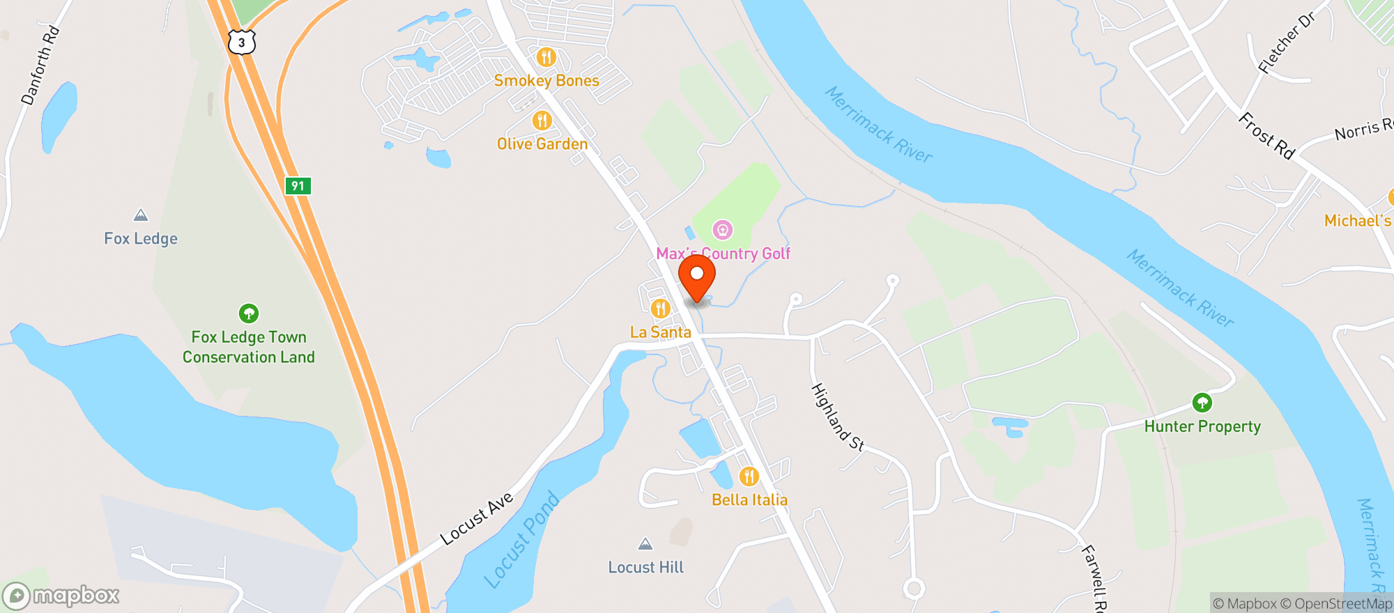 Map showing Epigram Brew Co