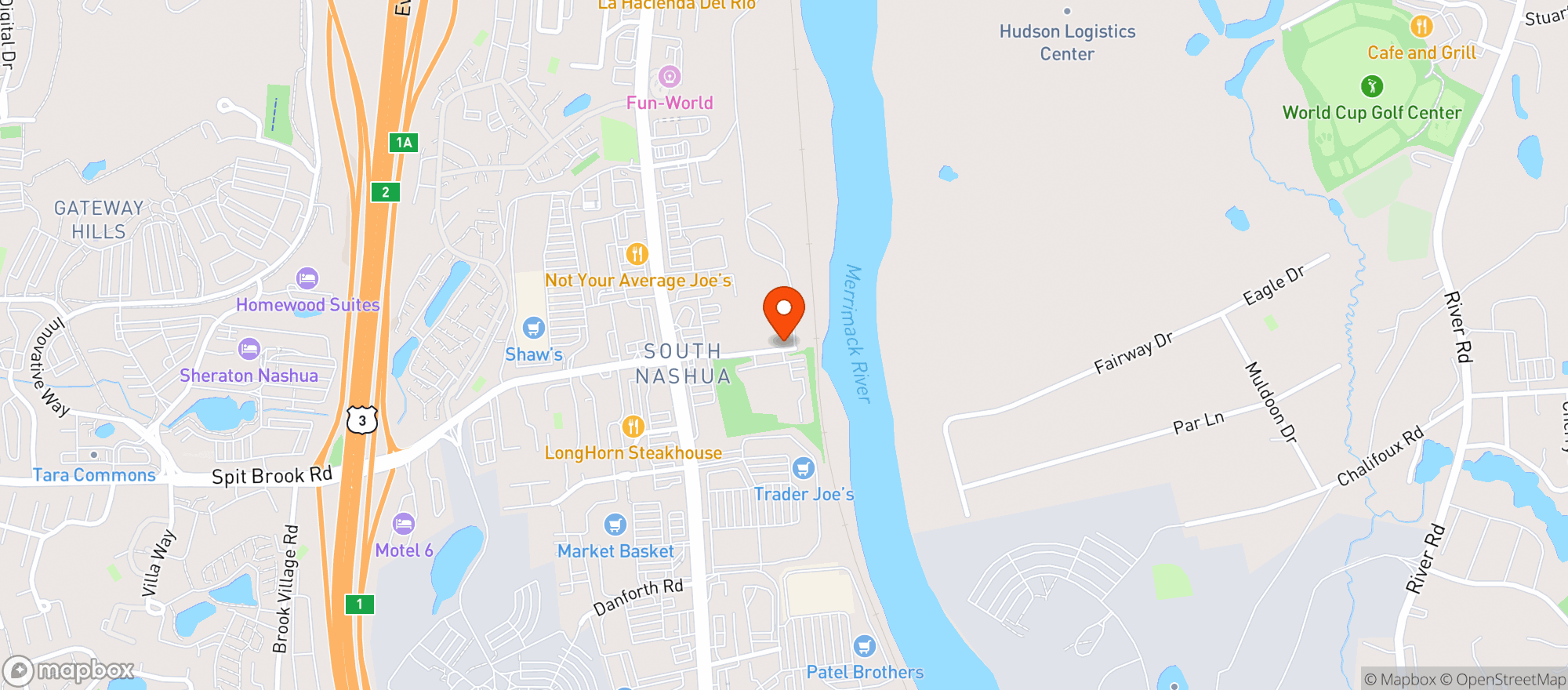 Map showing Gnc