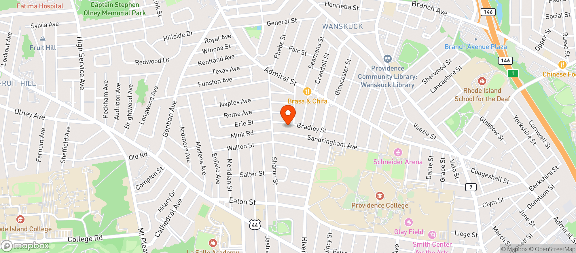 Map showing The Joint