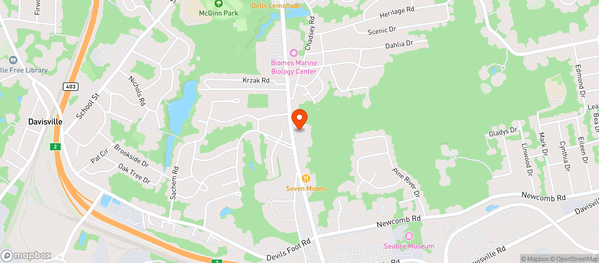 Map showing Kingstown Liquor Mart