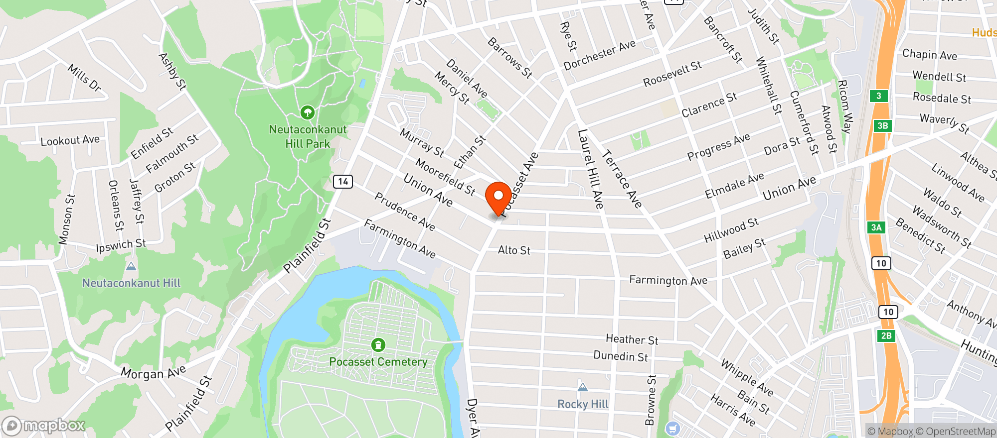 Map showing Silver Lake Liquor