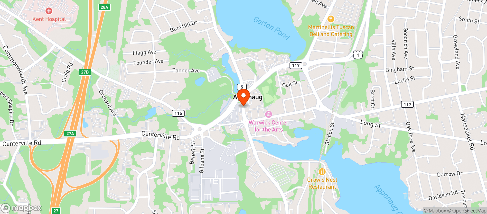 Map showing Peoples Liquor Warehouse
